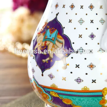 Luxury Ceramic Arabic Water Jug of Summer of Persia
