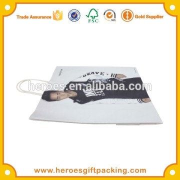 Trade Assurance Customized Wholesale High Quality Branded Paper Shopping Bags for Garment Packaging