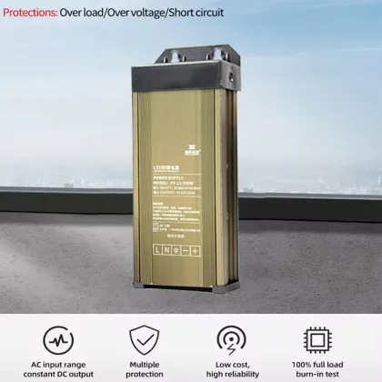 12V 200W Rainproof Power Supply for Outdoor LED Lighting and Transformers