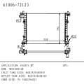 Radiador para Ford Fiesta OEM Número 3M218005AB