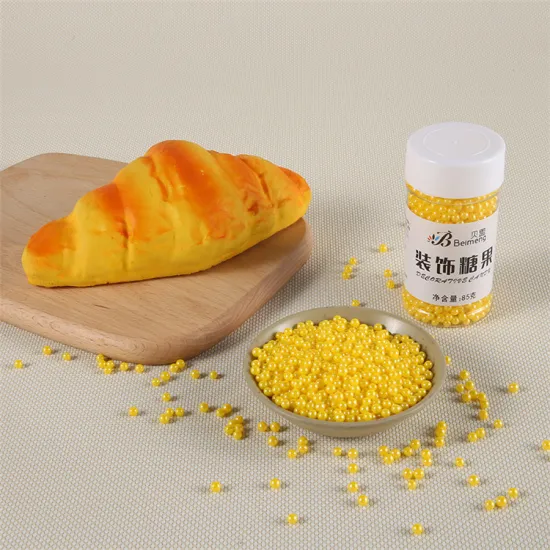 Candy Beads Birthday Party Cake Decoration - Edible Sugar Pearls Sprinkles 85g