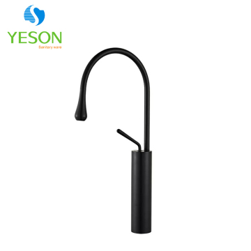 New Design Luxury Black Single Handle Bathroom Basin Faucet Mixer Taps