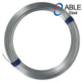 Soft low carbon electric galvanized wire for binding