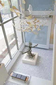 Modern elegant beautiful glass led chandelier gold