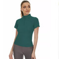 Dark Green Ladies Equestrian Long Sleeve Top