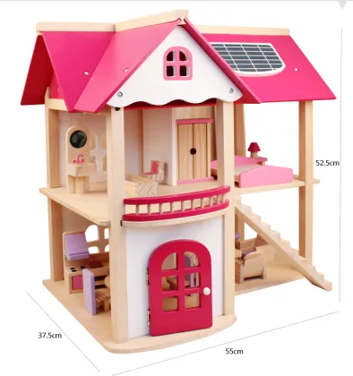 Pink Doll House wooden toys