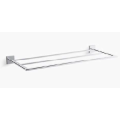 Bath Double Towel Rack Wall Mounted