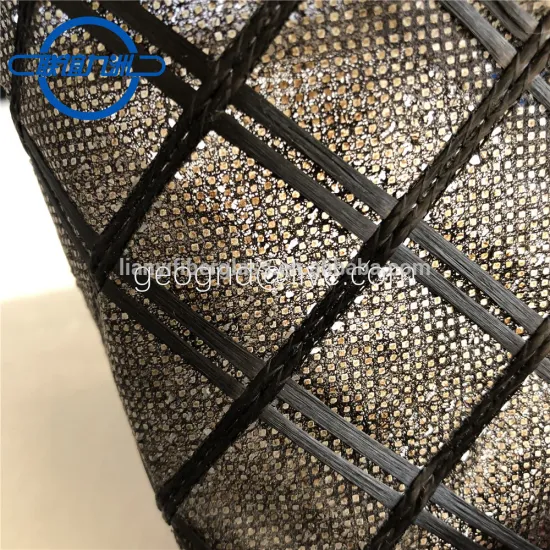 Fiberglass paving composite geogrid