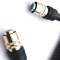 Customized Spring Coiled Cable With M12 Plug