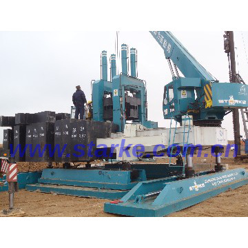 Silent pile driver
