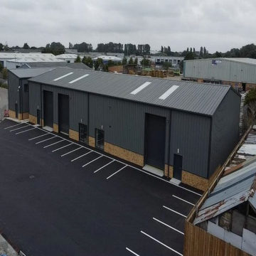 Stylish Metal Shed for Garden and Yard