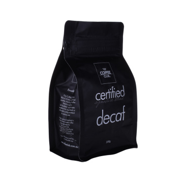 Saco de café plano Ldpe com logotipo personalizado com válvula