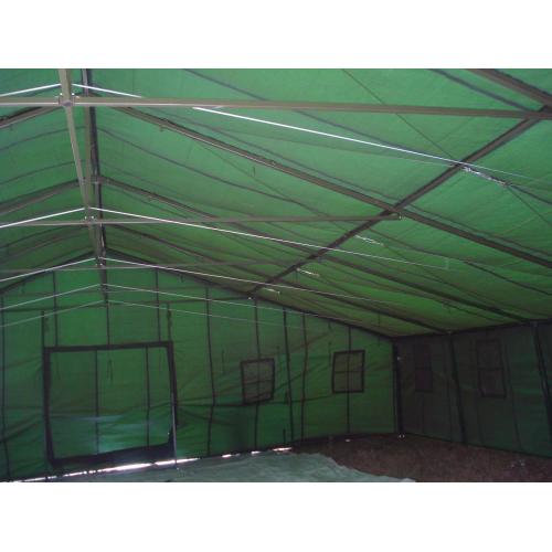Durable 10x10m Green Metallic Frame Tent with Canvas
