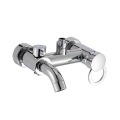 Hotels Classic Style Animal Shape Swan Faucets And Double Handle Bathroom Sink Tap