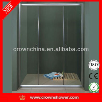 Frameless Hinged Bath Shower Screen With Glass (SCREEN-B)