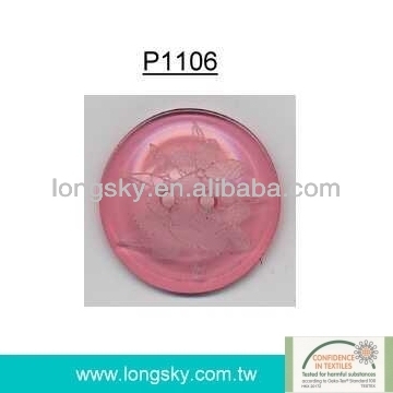 (#P1106) Custom fashion decorative large laser engraved logo sewing buttons for coat