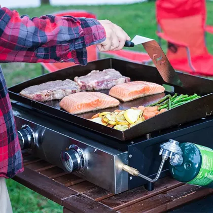 Blackstone Griddle Caddy - Space Saver BBQ Tool Organizer for Patio and Camping