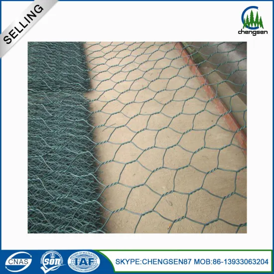 2X1X1 PVC coating Hexagonal Gabion Basket