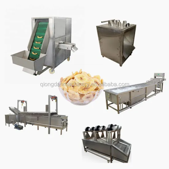 Banana Chips Making Product Line: Plantain Processing Machines and Frying Equipment