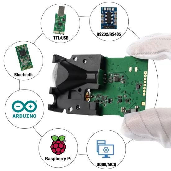 200m Optical Laser Distance Sensor with RS485