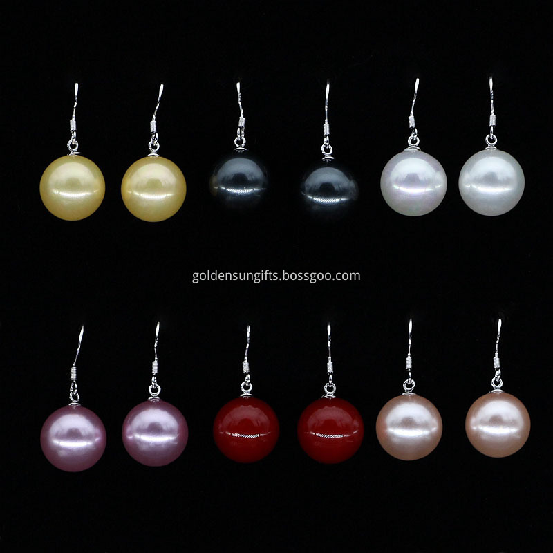 12MM Shell Pearl Earrings