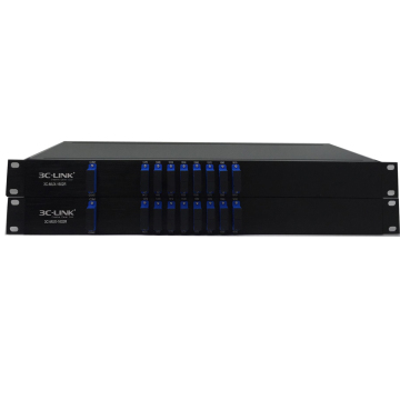 19\" Rack Mount 1U CWDM MUX/DEMUX 16CH Black