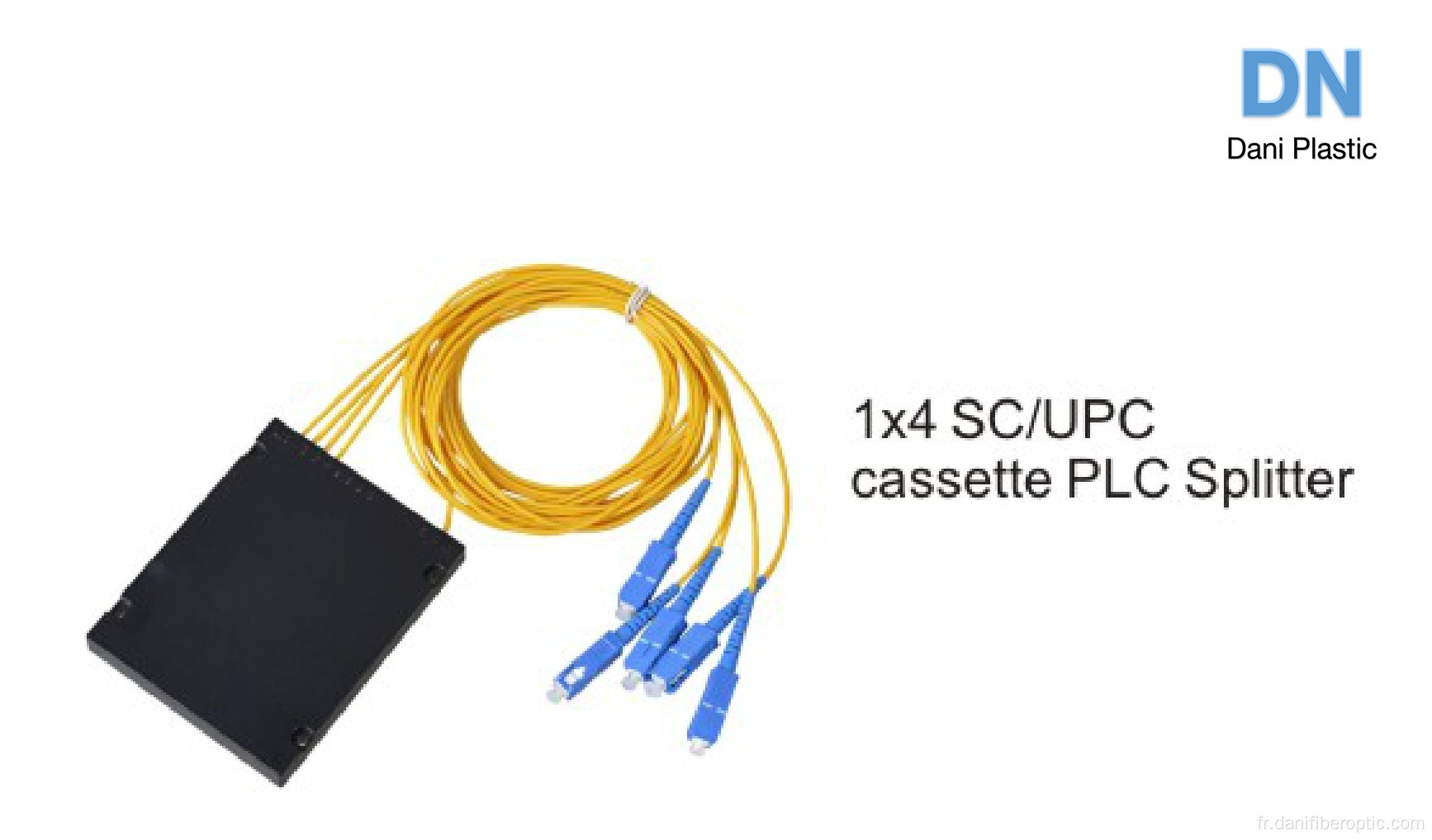 Splitteur PLC Fiber Optic de type cassette