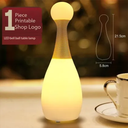 LED Bedside Table Lamp with USB Rechargeable Desk Light