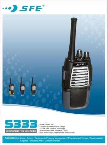 NEW Model TWO WAY RADIO S333