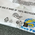 30% recyklingowe klejowe torby odzieżowe