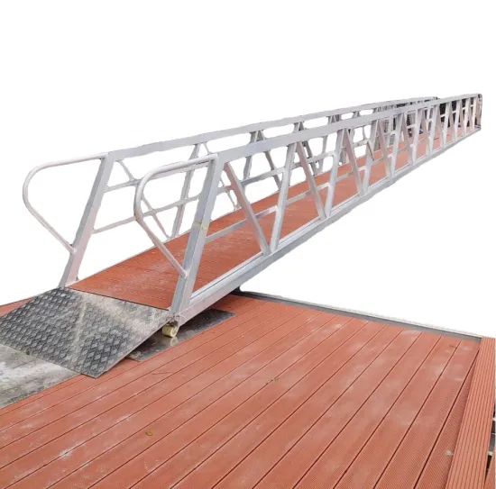 Pontoon Floating Dock with Aluminum Gangway