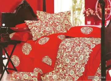 100% cotton duvet cover queen printed for wedding