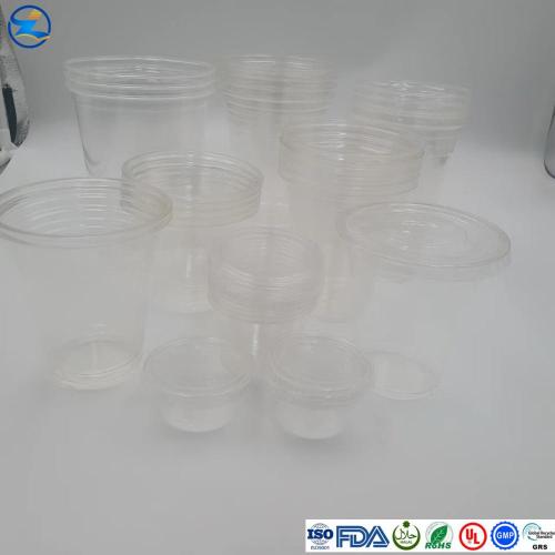 Cor de amido de milho clear clear Pla Open Drinking Cup