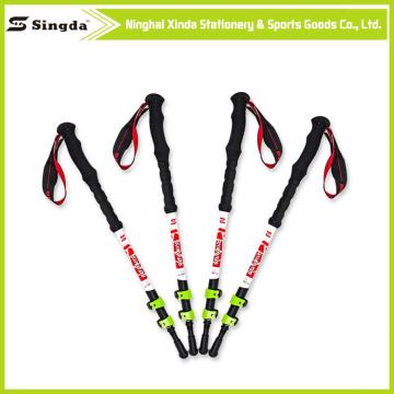 2016 newest one second professional speed lock carbon fiber hiking pole