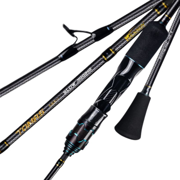 Manufacturer 1.45M-1.98M Casting Solid Carbon 2 Section Slow Jigging Rods for Saltwater