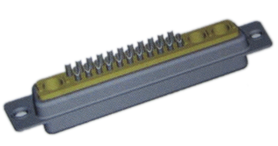 25W3 D-SUB Penyambung Separa Coaxial Type Solder