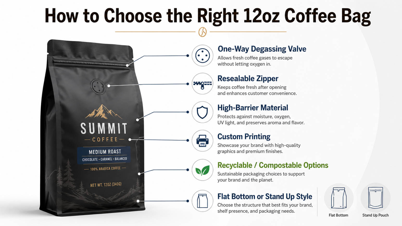 12oz bag of coffee