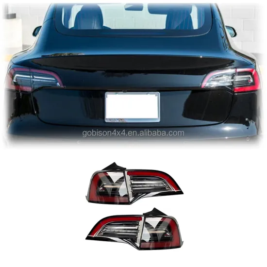 Gobison Inner Outer Smoked LED Tail Lights for Tesla Model 3/Y (2017-2021)