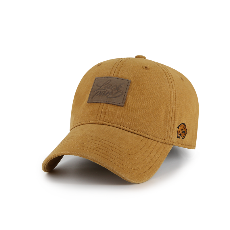 Gorra de béisbol con lavado suave de lona de algodón cepillado