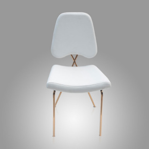 chaise de salle à manger design moderne et simple avec PU