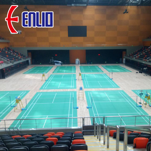 Vinyl indoor badminton court floor mat