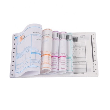 Customization Bank Invoice 3 part carbonless invoice forms