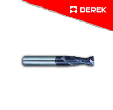 Carbide End Mill | 2 Flutes | Square Head | < HRC 50