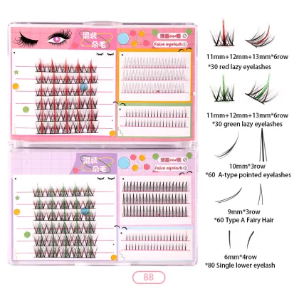 Color Trilogy Natural Single Colored False Eyelashes for Wholesale