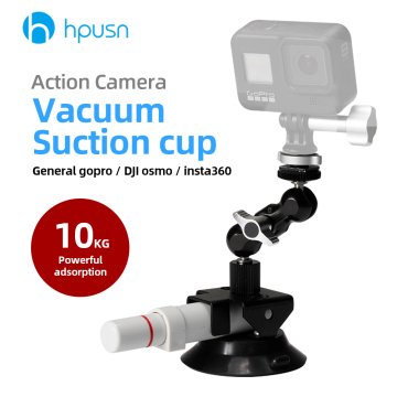GoPro Suction Cup Car Vacuum Holder Mount for Osmo, Xiaomi, SJCAM, and Eken