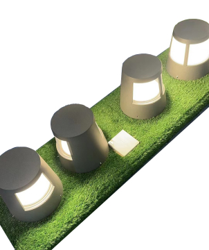 Garden Lights: Short Lawn Lights, 202mm LED 10W