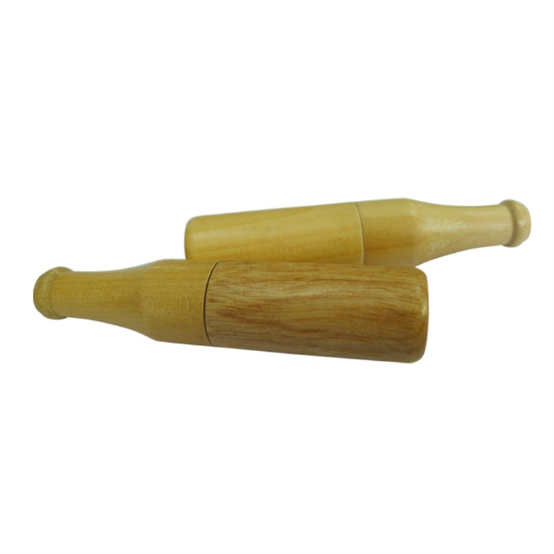 Eco-friendly Fashion LOGO Customized Wood Bottle USB Pendrive