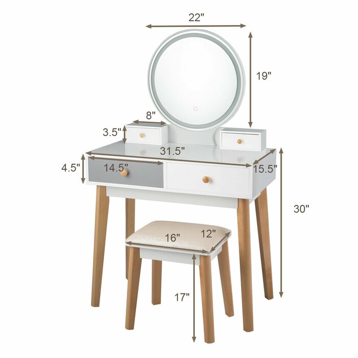 Wooden Dressing Table 4 Jpg