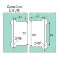 Big Beveled Corner 135 Degree Shower Hinge