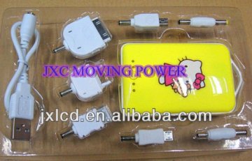 mini mobile phone power charger 2200 mAh universal external charger